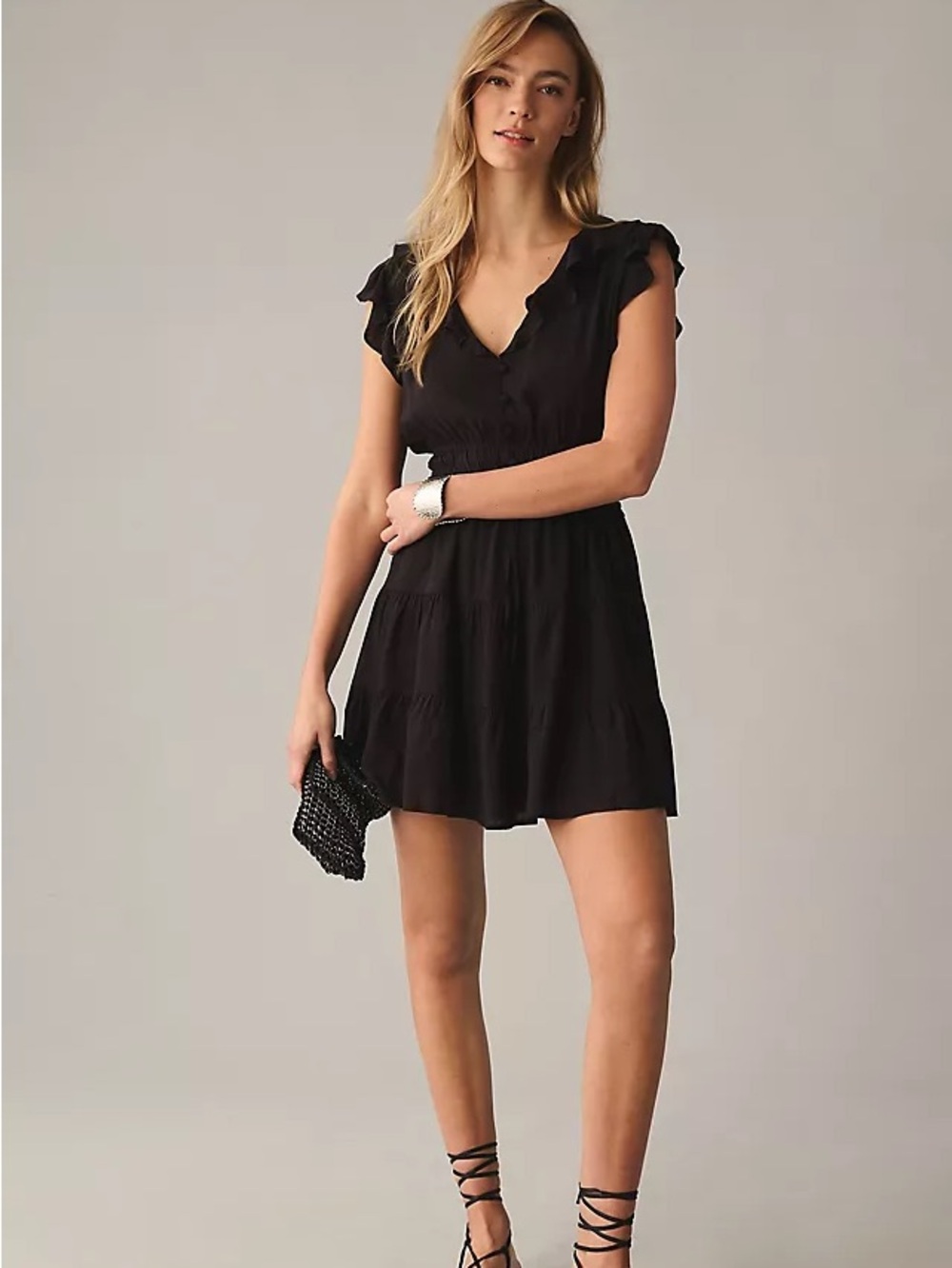 Paige Paradis Mini Dress Size Small Black